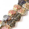 Transparent Electroplate Glass Beads Strands EGLA-F158-HR05-1