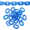 20Pcs Transparent Acrylic Quick Link Connectors OACR-TADJ0001-03J-1