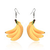 Acrylic & Alloy Dangle Earrings WGEBD91-05-1