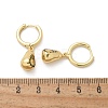 Brass Cubic Zirconia Hoop Earrings EJEW-Q015-02G-B-3