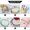 Two Tone Crackle Glass Beads Sets CCG-PH0003-07-7