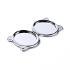 DIY Cat Special Shaped Diamond Painting Mini Makeup Mirror Kits DIY-P048-02-3