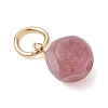 Natural Multicolor Tourmaline Faceted Dice Charms PALLOY-JF05110-01-4
