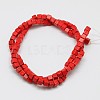 Synthetic Turquoise Beads Strands TURQ-G108-4x4mm-11-2