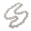 11.5MM 304 Stainless Steel Ring Link Chain Necklaces SA-CBA4160-19P-4