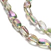 Electroplate Glass Beads Strands EGLA-P064-01B-FR03-3