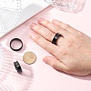 201 Stainless Steel Grooved Finger Ring Settings STAS-TAC0001-10F-B-2
