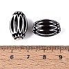 Handmade Millefiori Glass Barrel Beads LA-N002-37B-4