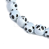 Handmade Porcelain Beads Strands PORC-P029-02B-3