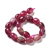 Dyed Natural Malaysia Jade Beads Strands G-P528-I03-01-3