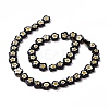 Handmade Millefiori Glass Bead Strands LAMP-J035-10mm-49-4