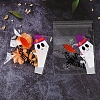 Halloween Theme Ghost Plastic Cookies Bags PW-WG41F98-05-1