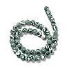 Synthetic Malachite Beads Strands G-I199-32-6mm-F-3