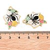 Halloween Theme Rack Plating Alloy Enamel Pendants X-FIND-Q099-02E-G-3