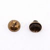Brass Bead Cap Pendant Bails KK-TAC0006-01AB-2