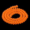 Transparent Glass Beads Strands X-EGLA-A034-T10mm-MD25-4
