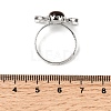 Gemstone Moon Adjustable Ring G-E150-05P-2