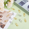 36Pcs 2 Colors Alloy Swivel Clasps PURS-CN0001-11-4