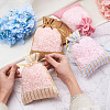 30Pcs 6 Colors Cotton & Organza & Burlap Packing Pouches Drawstring Bag ABAG-MB0001-09-5