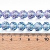 Baking Paint Transparent Glass Beads Strands DGLA-A035-T10mm-A06-5