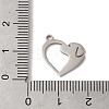 Non-Tarnish 201 Stainless Steel Pendants STAS-E211-09P-3