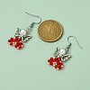 Glass Dangle Earrings EJEW-MZ00319-04-2