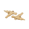 Ion Plating(IP) 304 Stainless Steel Pendants STAS-B031-23G-3