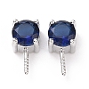 Rhodium Plated 925 Sterling Silver Peg Bails STER-D035-47P-3