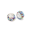 Alloy Rhinestone Clay Pave Beads ALRI-D300-03S-05-2