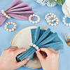 Imitated Pearl Acrylic Napkin Rings AJEW-FH00001-3