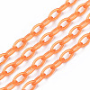 Handmade Transparent ABS Plastic Cable Chains KY-S166-001F-1