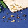 16Pcs 4 Styles 304 Stainless Steel Stud Earring Findings STAS-FS0001-85G-10