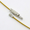 201 Stainless Steel Wire Necklace Cord TWIR-SW001-6-3
