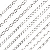  13M 3 Style Aluminium Cable & Textured Curb Chains CHA-TA0001-20-3
