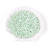 Transparent Spray Painted Glass Beads X1-EGLA-N018-4mm-04-1