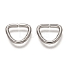 Non-Tarnish 304 Stainless Steel D Rings X-STAS-H136-0P-1