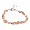 Natural Sunstone Beads Bracelets for Women BJEW-H623-02S-06-4