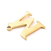 PVD Vacuum Plating  304 Stainless Steel Charms STAS-H112-M-G-3