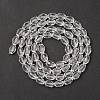 Glass Beads Strands GC893Y-14-2