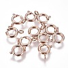 Ion Plating(IP) 304 Stainless Steel Spring Ring Clasps STAS-F224-02RG-C-1