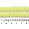 Imitation Jade Glass Beads Strands X-DGLA-S076-8mm-17-2