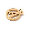 304 Stainless Steel Charms
with Jump Ring LS-STAS-R001-02G-A-2