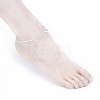 Glass Seed Beads Anklets AJEW-AN00277-01-4