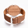 Zebrano Wood Wristwatches WACH-H036-21-4