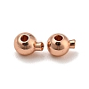 Brass Crimp Beads KK-Z030-16A-RG-1