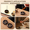 Round Wood Incense Burners Holder AJEW-WH0696-817A-5