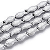 Electroplate Glass Beads Strands EGLA-T025-03I-1