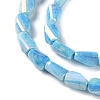 Ombre Effect Dyed Glass Beads Strands GLAA-I059-01C-3