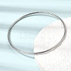 2MM 304 Stainless Steel Bangles for Women SA-CBA37BC-23B-P-3