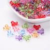 Transparent Acrylic Plastic Tri Beads for Christmas Ornaments Making X-PL699M-1
